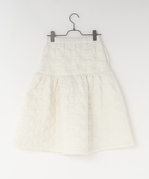 LOWRYS FARM（ローリーズファーム）の「キルティングミディスカート　981564（スカート・キッズ・ホワイト/ブラック・150cm/160cm）」の7枚目の写真
