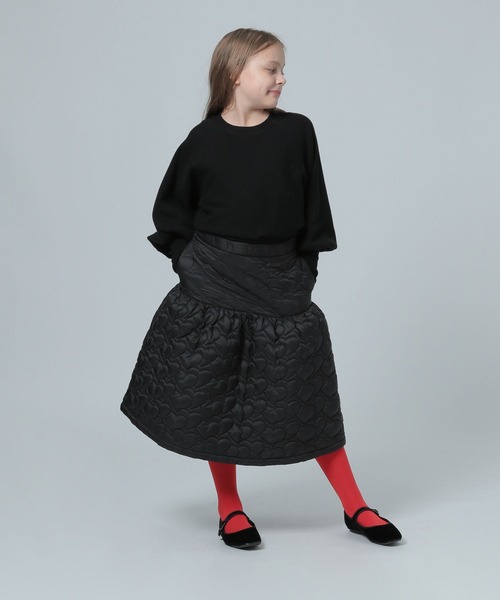 LOWRYS FARM（ローリーズファーム）の「キルティングミディスカート　981564（スカート・キッズ・ホワイト/ブラック・150cm/160cm）」の14枚目の写真