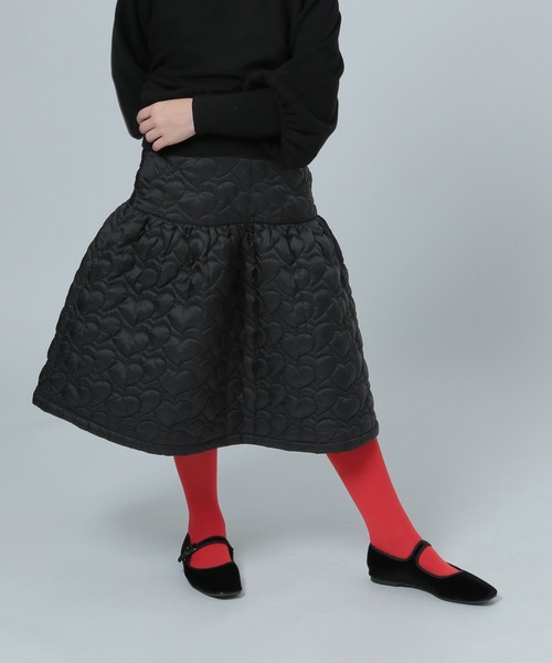 LOWRYS FARM（ローリーズファーム）の「キルティングミディスカート　981564（スカート・キッズ・ホワイト/ブラック・150cm/160cm）」の16枚目の写真