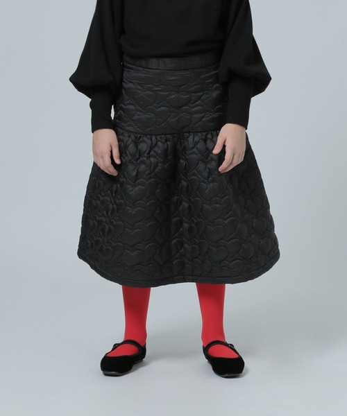 LOWRYS FARM（ローリーズファーム）の「キルティングミディスカート　981564（スカート・キッズ・ホワイト/ブラック・150cm/160cm）」の17枚目の写真