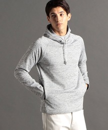 MONSIEUR NICOLE | メランジジャカード裏起毛 ハイネックフーディ(Tシャツ/カットソー)