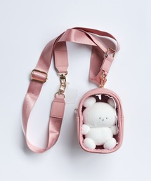 LAC-VERT | 【推し活】取り外し可能クリアショルダーぬいぐるみポーチ/スマホストラップ(スマホグッズ)