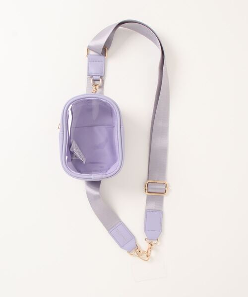 LAC-VERT（ラック・ヴェール）の「【推し活】取り外し可能クリアショルダーぬいぐるみポーチ/スマホストラップ（スマホグッズ・レディース・パープル/ダークグレー/ピンク/ベージュ/グリーン/ブルー/イエロー・FREE）」の12枚目の写真