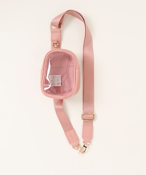 LAC-VERT（ラック・ヴェール）の「【推し活】取り外し可能クリアショルダーぬいぐるみポーチ/スマホストラップ（スマホグッズ・レディース・パープル/ダークグレー/ピンク/ベージュ/グリーン/ブルー/イエロー・FREE）」の14枚目の写真