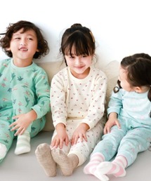 L.COPECK（エルコペック）の「ワッフルパジャマ　上下ＳＥＴ 　#男の子＃女の子　＃長袖（ルームウェア/パジャマ）」