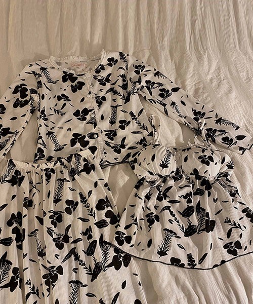 NANEA（ナネア）の「カップ付きキャミソール/カーディガン/パンツ　3点セット（ルームウェア/パジャマ・レディース・ブルー/ピンク/ドット/ピンク系その他2/ブラック系その他2/ブラック系その他/ピンク系その他/レッド/ブラック・LARGE/X-LARGE/MEDIUM）」の16枚目の写真