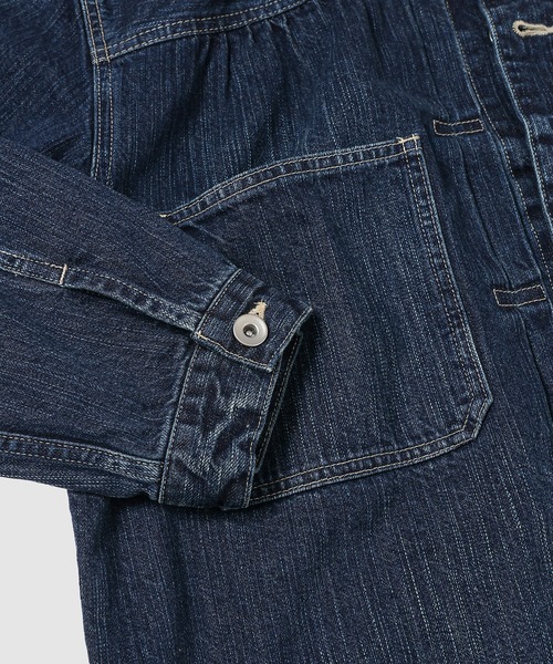 PORTER CLASSIC(ポータークラシック)の「STEINBECK DENIM JACKET(デニムジャケット・メンズ・ネイビー・M/L)」の4枚目の写真