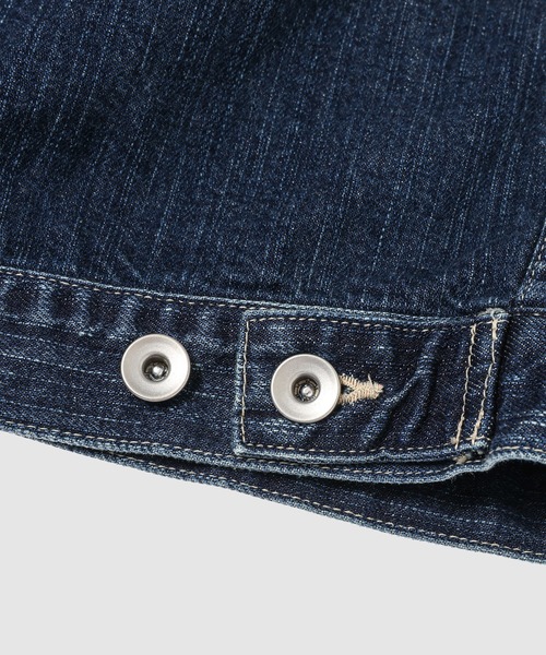 PORTER CLASSIC(ポータークラシック)の「STEINBECK DENIM JACKET(デニムジャケット・メンズ・ネイビー・M/L)」の5枚目の写真