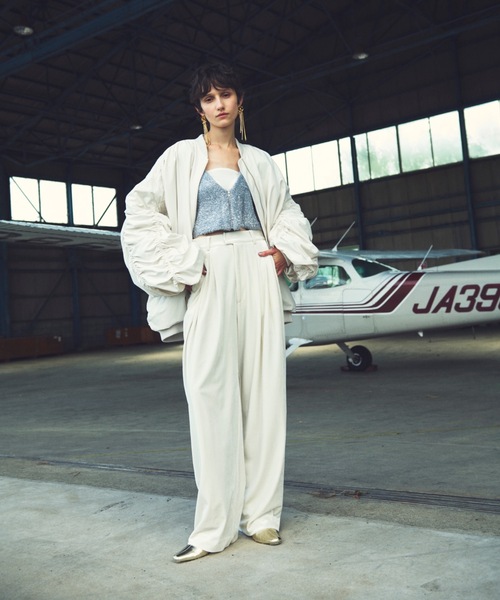 アルベロベロ パンツ2点おまとめ 　　　　　　　ららちゃんさま専用 総刺繍ベロアワイドパンツ［M4137］[品番：KO000014930]｜KOBE LETTUCE