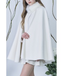 Riu（リウ）の「Brushed back cape coat（ポンチョ）」 - WEAR