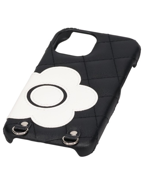 【MARY QUANT】キルトレザースリングケース iPhone 15 / iPhone 14 / iPhone 13 兼用スマホショルダーケース(スマホケース/カバー)|MARY QUANT(マリークヮント) 【MARY QUANT】キルトレザースリングケース iPhone 15 / iPhone 14 / iPhone 13 兼用スマホショルダーケース(スマホケース/カバー)|MARY QUANT(マリークヮント)