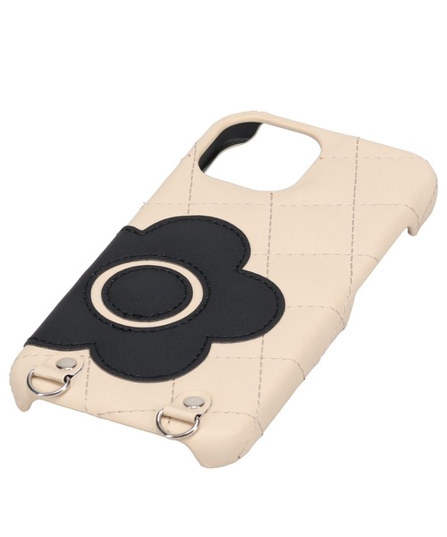 【MARY QUANT】キルトレザースリングケース iPhone 15 / iPhone 14 / iPhone 13 兼用スマホショルダーケース(スマホケース/カバー)|MARY QUANT(マリークヮント) 【MARY QUANT】キルトレザースリングケース iPhone 15 / iPhone 14 / iPhone 13 兼用スマホショルダーケース(スマホケース/カバー)|MARY QUANT(マリークヮント)