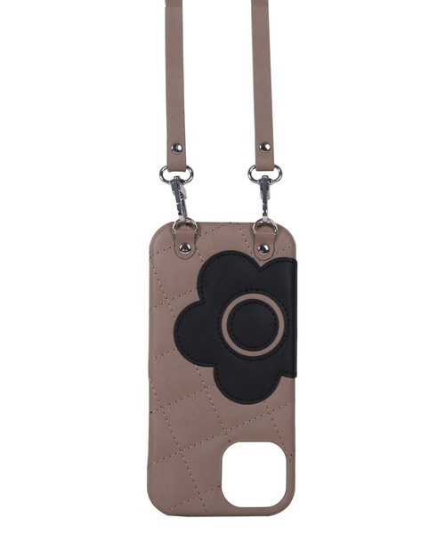 【MARY QUANT】キルトレザースリングケース iPhone 15 / iPhone 14 / iPhone 13 兼用スマホショルダーケース(スマホケース/カバー)|MARY QUANT(マリークヮント) 【MARY QUANT】キルトレザースリングケース iPhone 15 / iPhone 14 / iPhone 13 兼用スマホショルダーケース(スマホケース/カバー)|MARY QUANT(マリークヮント)