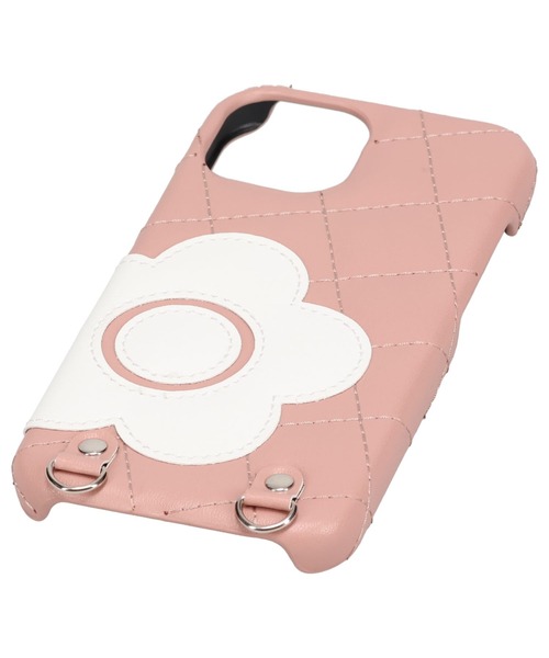 【MARY QUANT】キルトレザースリングケース iPhone 15 / iPhone 14 / iPhone 13 兼用スマホショルダーケース(スマホケース/カバー)|MARY QUANT(マリークヮント) 【MARY QUANT】キルトレザースリングケース iPhone 15 / iPhone 14 / iPhone 13 兼用スマホショルダーケース(スマホケース/カバー)|MARY QUANT(マリークヮント)