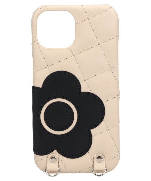 【MARY QUANT】キルトレザースリングケース iPhone 15 / iPhone 14 / iPhone 13 兼用スマホショルダーケース(スマホケース/カバー)|MARY QUANT(マリークヮント) 【MARY QUANT】キルトレザースリングケース iPhone 15 / iPhone 14 / iPhone 13 兼用スマホショルダーケース(スマホケース/カバー)|MARY QUANT(マリークヮント)