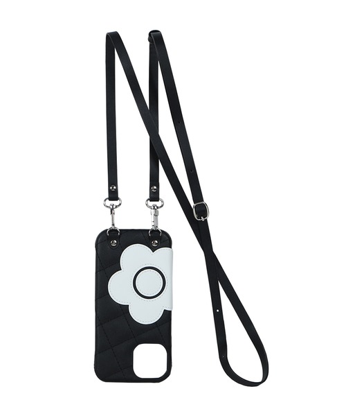 【MARY QUANT】キルトレザースリングケース iPhone 15 / iPhone 14 / iPhone 13 兼用スマホショルダーケース(スマホケース/カバー)|MARY QUANT(マリークヮント) 【MARY QUANT】キルトレザースリングケース iPhone 15 / iPhone 14 / iPhone 13 兼用スマホショルダーケース(スマホケース/カバー)|MARY QUANT(マリークヮント)