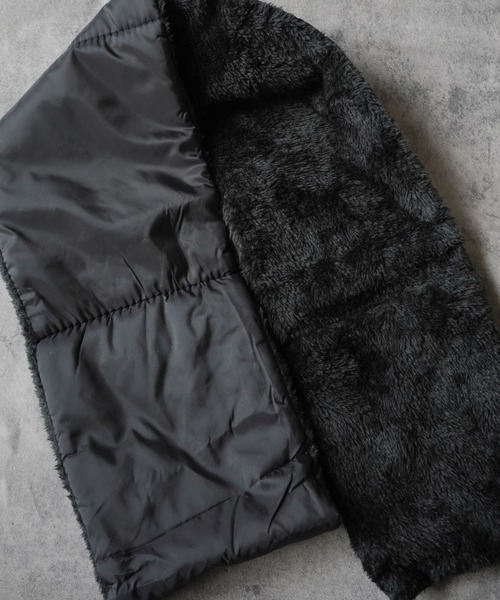 Port（ポート）の「ナイロン 裏ボア マフラー #_（マフラー・メンズ・カーキ/ブラック・FREE）」の10枚目の写真