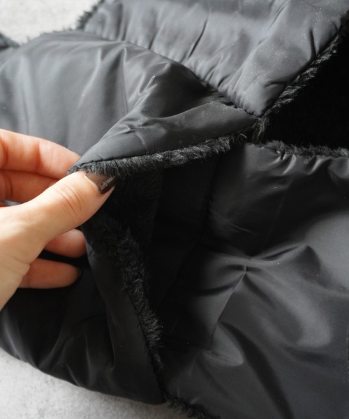 Port（ポート）の「ナイロン 裏ボア マフラー #_（マフラー・メンズ・カーキ/ブラック・FREE）」の15枚目の写真