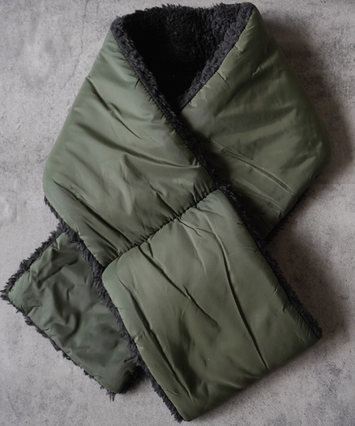 Port（ポート）の「ナイロン 裏ボア マフラー #_（マフラー・メンズ・カーキ/ブラック・FREE）」の13枚目の写真