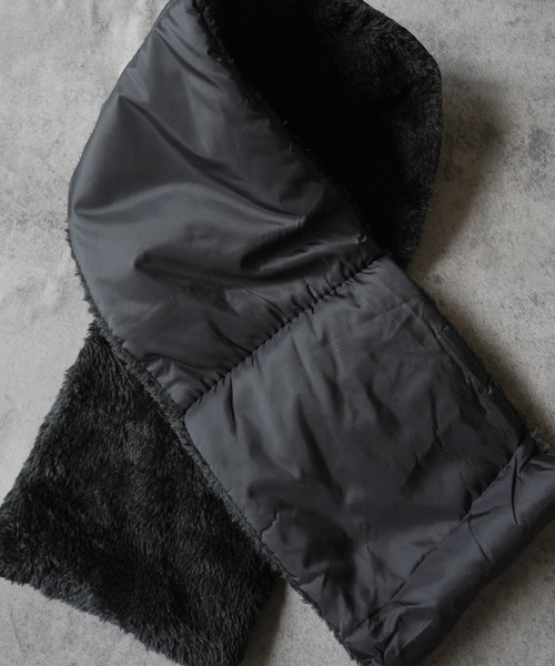 Port（ポート）の「ナイロン 裏ボア マフラー #_（マフラー・メンズ・カーキ/ブラック・FREE）」の12枚目の写真