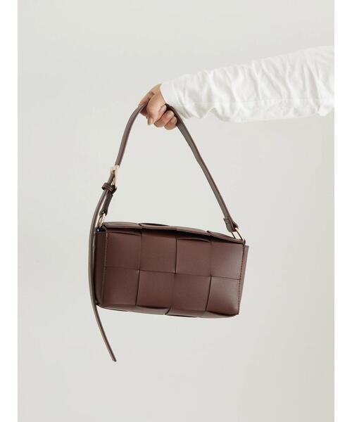 AMERICAN HOLIC(アメリカンホリック)の「編み込みBOXショルダーBAG(ショルダーバッグ・レディース・ブラック/ブラウン・FREE)」の8枚目の写真