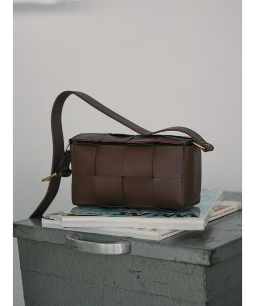 AMERICAN HOLIC(アメリカンホリック)の「編み込みBOXショルダーBAG(ショルダーバッグ・レディース・ブラック/ブラウン・FREE)」の12枚目の写真