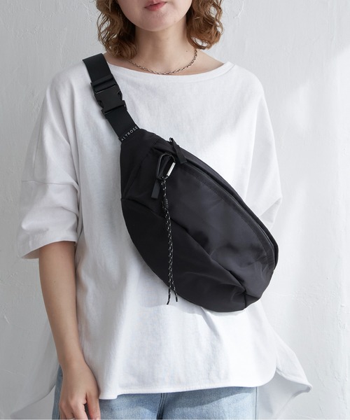 ブラックボディバッグ・ウエストポーチ notch.（ファッション） ウエストポーチ ウエストバッグ キルト