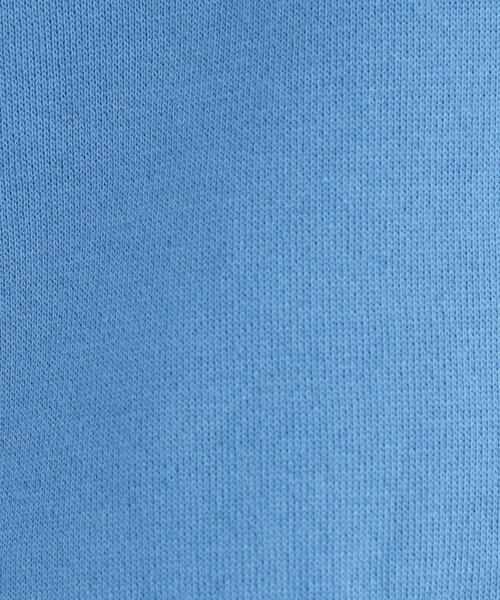 green label relaxing（グリーンレーベルリラクシング）の「GIZA ウラキモウ ハイネック プルオーバー カットソー（スウェット・レディース・ライトブルー/ホワイト/ブラック・FREE）」の16枚目の写真