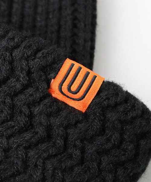 UNIVERSAL OVERALL（ユニバーサルオーバーオール）の「切替編み ボリューム ロールニットキャップ（ニットキャップ/ビーニー・メンズ・ブラック/ダークブラウン/ベージュ/ネイビー・FREE）」の5枚目の写真