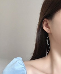 YU-KA:Sラインロングタッセルピアス