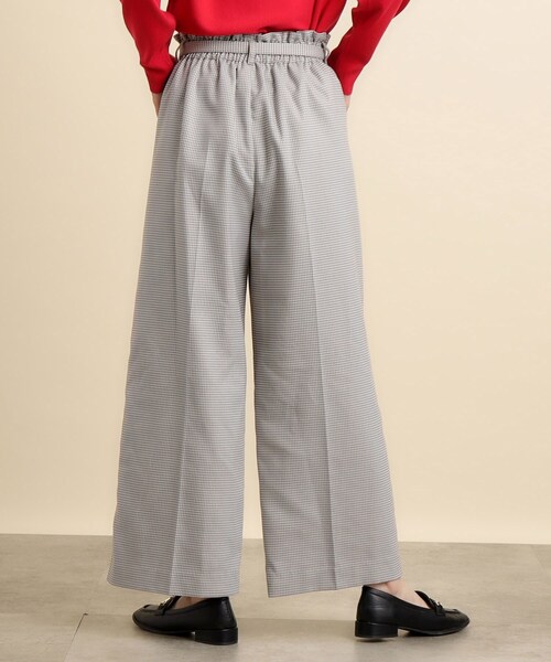 grove（グローブ）の「◆ハウンドトゥースベルトパンツ（その他パンツ・レディース・ライトグレー系1/ブラック系1・01/02/03/04/05）」の6枚目の写真