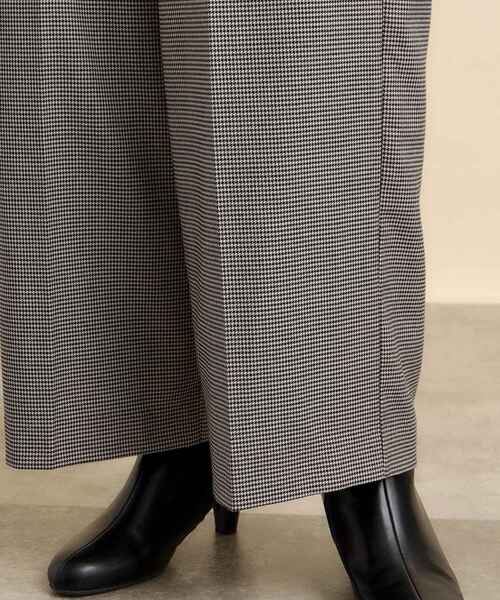 grove（グローブ）の「◆ハウンドトゥースベルトパンツ（その他パンツ・レディース・ライトグレー系1/ブラック系1・01/02/03/04/05）」の4枚目の写真