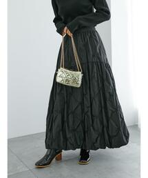 Te chichi | 刺繍キルトバルーンスカート(スカート)