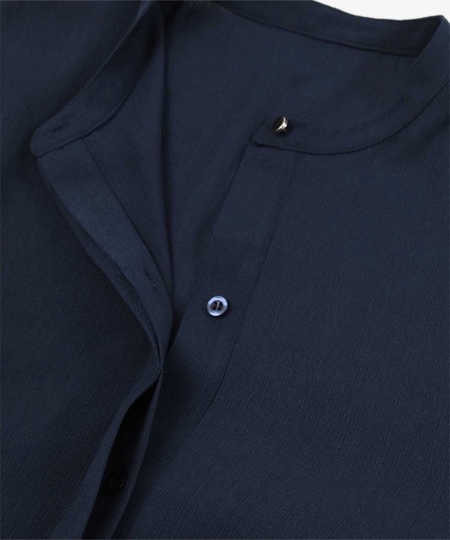 UR'S(ユアーズ)の「バンドカラーティアードワンピース(ワンピース・レディース・ネイビー/オフホワイト・S/M/L)」の17枚目の写真