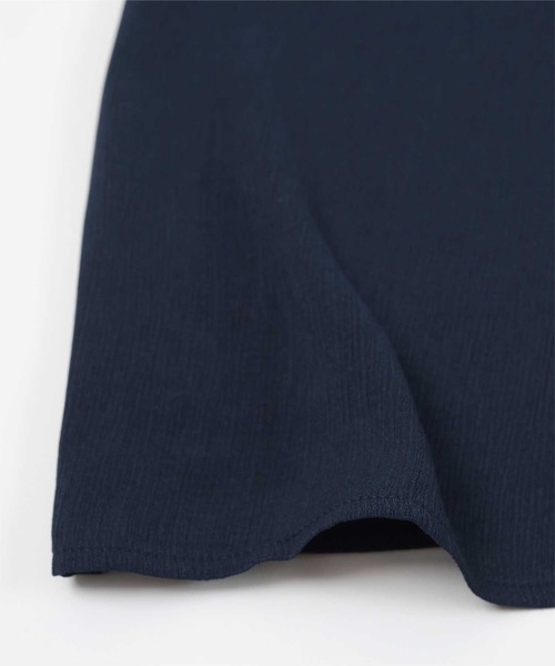 UR'S(ユアーズ)の「バンドカラーティアードワンピース(ワンピース・レディース・ネイビー/オフホワイト・S/M/L)」の18枚目の写真