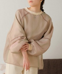 Bab | 【裏起毛】シアーレイヤードスウェット(スウェット)