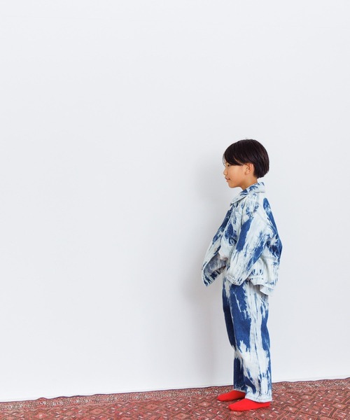 LOWRYS FARM(ローリーズファーム)の「デニムカバーオール 993723(デニムジャケット・キッズ・ブルー/ケミカルウォッシュ・130cm/110cm/150cm/120cm/140cm)」の16枚目の写真