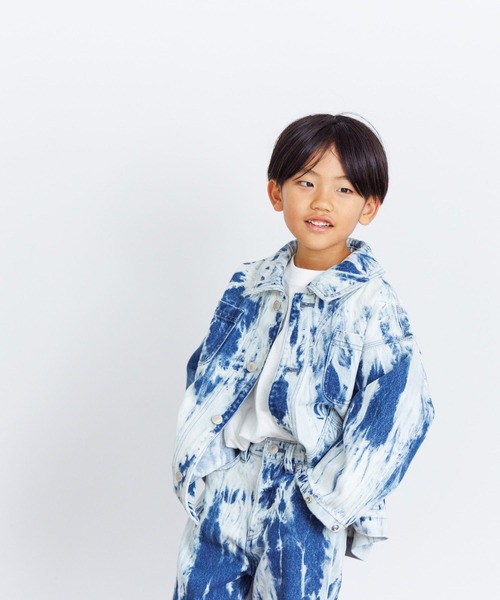 LOWRYS FARM(ローリーズファーム)の「デニムカバーオール 993723(デニムジャケット・キッズ・ブルー/ケミカルウォッシュ・130cm/110cm/150cm/120cm/140cm)」の17枚目の写真