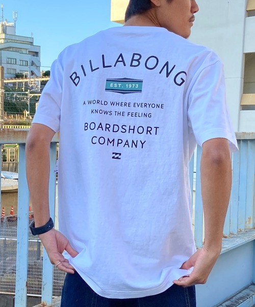 BILLABONG(ビラボン)の「BILLABONG/ビラボン 半袖Tシャツ バックプリント クルーネック BE011-205(Tシャツ/カットソー・メンズ・ホワイト/セージグリーン/ブラック・S/M/L/XL/2XL)」の2枚目の写真