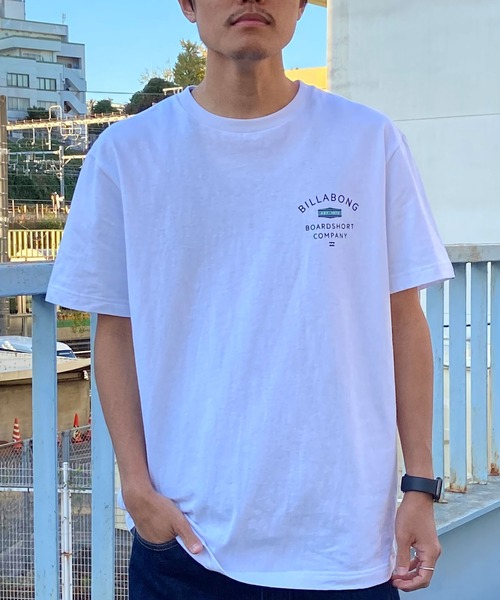 BILLABONG(ビラボン)の「BILLABONG/ビラボン 半袖Tシャツ バックプリント クルーネック BE011-205(Tシャツ/カットソー・メンズ・ホワイト/セージグリーン/ブラック・S/M/L/XL/2XL)」の4枚目の写真