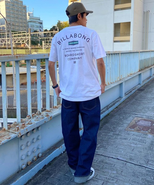 BILLABONG(ビラボン)の「BILLABONG/ビラボン 半袖Tシャツ バックプリント クルーネック BE011-205(Tシャツ/カットソー・メンズ・ホワイト/セージグリーン/ブラック・S/M/L/XL/2XL)」の6枚目の写真