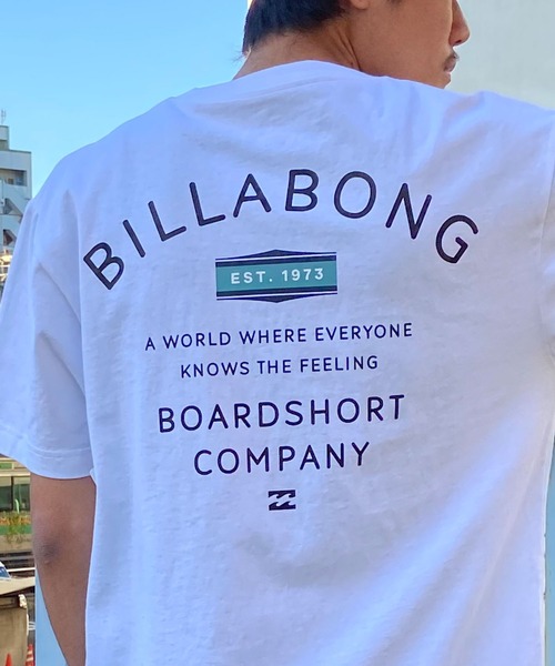 BILLABONG(ビラボン)の「BILLABONG/ビラボン 半袖Tシャツ バックプリント クルーネック BE011-205(Tシャツ/カットソー・メンズ・ホワイト/セージグリーン/ブラック・S/M/L/XL/2XL)」の8枚目の写真
