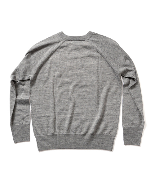 BEAMS LIGHTS Men's（ビームスライツ メンズ）の「BEAMS LIGHTS / メッセージクルーネックニット（ニット/セーター・メンズ・ブラック/グレー・MEDIUM/SMALL/LARGE）」の3枚目の写真