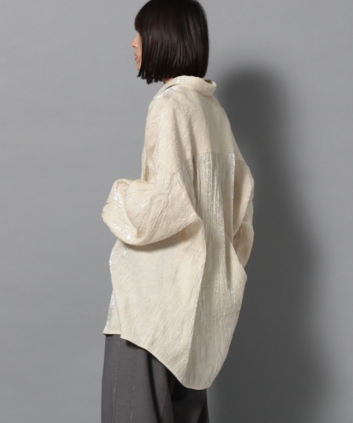 Anui(アニュイ)の「【UNISEX】グリッターシャツ(シャツ/ブラウス・レディース・オフホワイト/グレー・MEDIUM)」の5枚目の写真