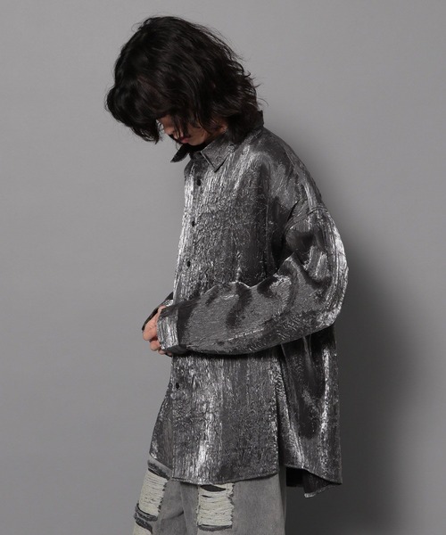Anui(アニュイ)の「【UNISEX】グリッターシャツ(シャツ/ブラウス・レディース・オフホワイト/グレー・MEDIUM)」の20枚目の写真