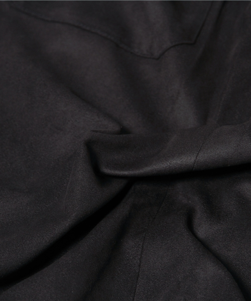 Khaju（カージュ）の「Khaju:フェイクスエードタイトスカート（スカート・レディース・ブラック/キャメル・ONE SIZE）」の10枚目の写真