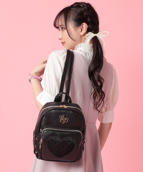 SecretDoor（シークレットドア）の「リュックサック ハート シースルー