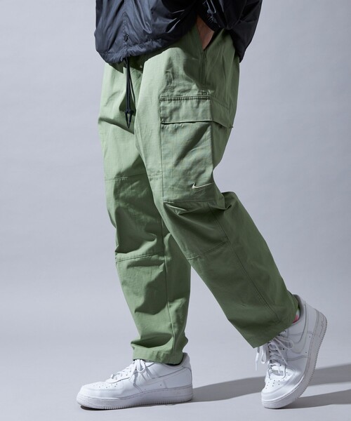 NIKE(ナイキ)の「限定展開 NIKE/ナイキ カーゴ ウーブン パンツ NCPS / ワイドシルエット / FZ4731(カーゴパンツ・メンズ・ブラック/オリーブ・SMALL/X-LARGE/MEDIUM/LARGE)」の19枚目の写真