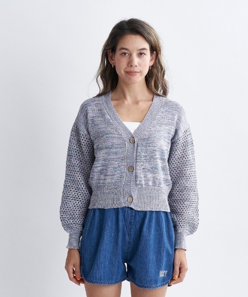 ROXY（ロキシー）の「BLOOMING DAYS/ロキシーショートレングスカーディガン（カーディガン/ボレロ・レディース・ホワイト/レッド/ブルー・SMALL/MEDIUM/LARGE）」の21枚目の写真