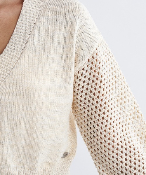 ROXY（ロキシー）の「BLOOMING DAYS/ロキシーショートレングスカーディガン（カーディガン/ボレロ・レディース・ホワイト/レッド/ブルー・SMALL/MEDIUM/LARGE）」の14枚目の写真